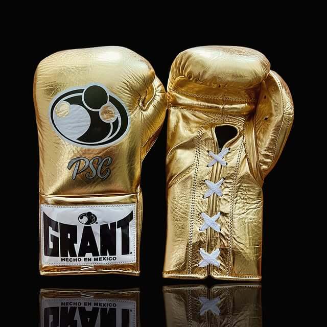 Grant Full Gear Boxing Set Gold 14oz Gloves Training Pack