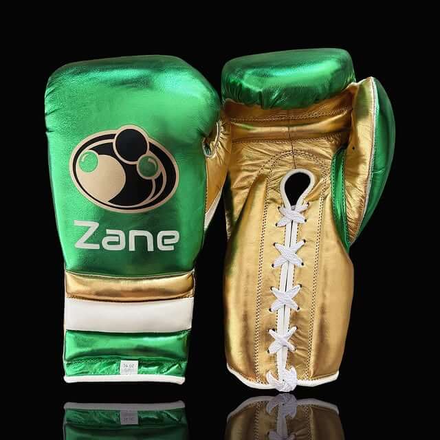 Grant Green/Gold/White Boxing Gloves Women Fitness Training Gloves