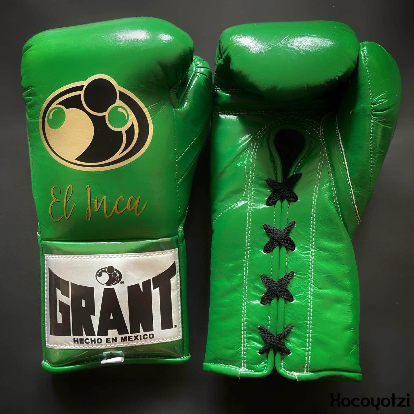 Grant Green Boxing Gloves Custom Fit Gym Training