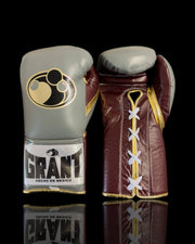 Grant Grey/Brown/Gold Boxing Gloves Women Fitness Training Gloves