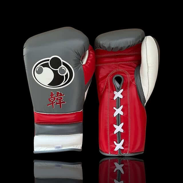 Grant Grey/Red/White Boxing Gloves Beginner Friendly Training Gloves
