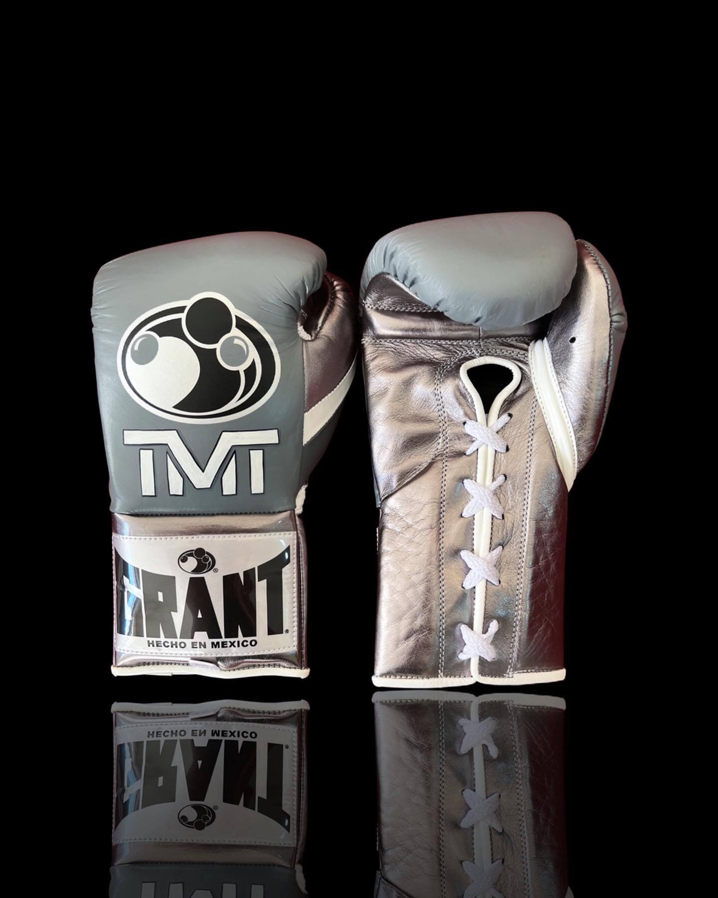 Grant Grey Full View Leather Boxing Gloves