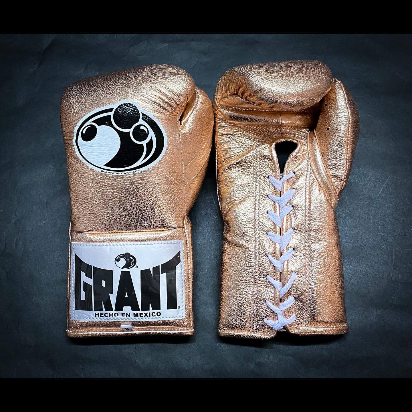 Grant Peach 14oz Boxing Gloves Custom Sparring Gloves