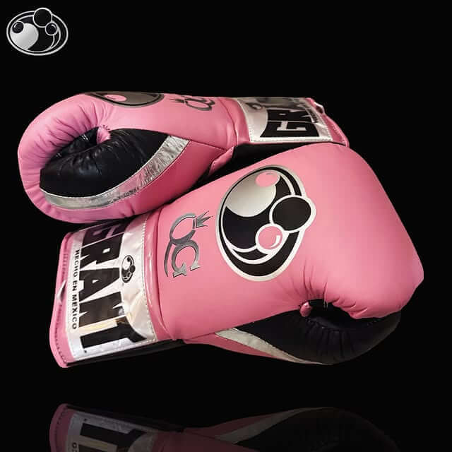 Grant Pink/Black Boxing Gloves Premium Gym Training Pair Thumb View