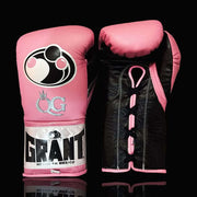 Grant Pink/Black Boxing Gloves Premium Gym Training Pair
