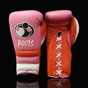 Grant Pink/Orange/White Boxing Set Custom Training Gloves Bundle