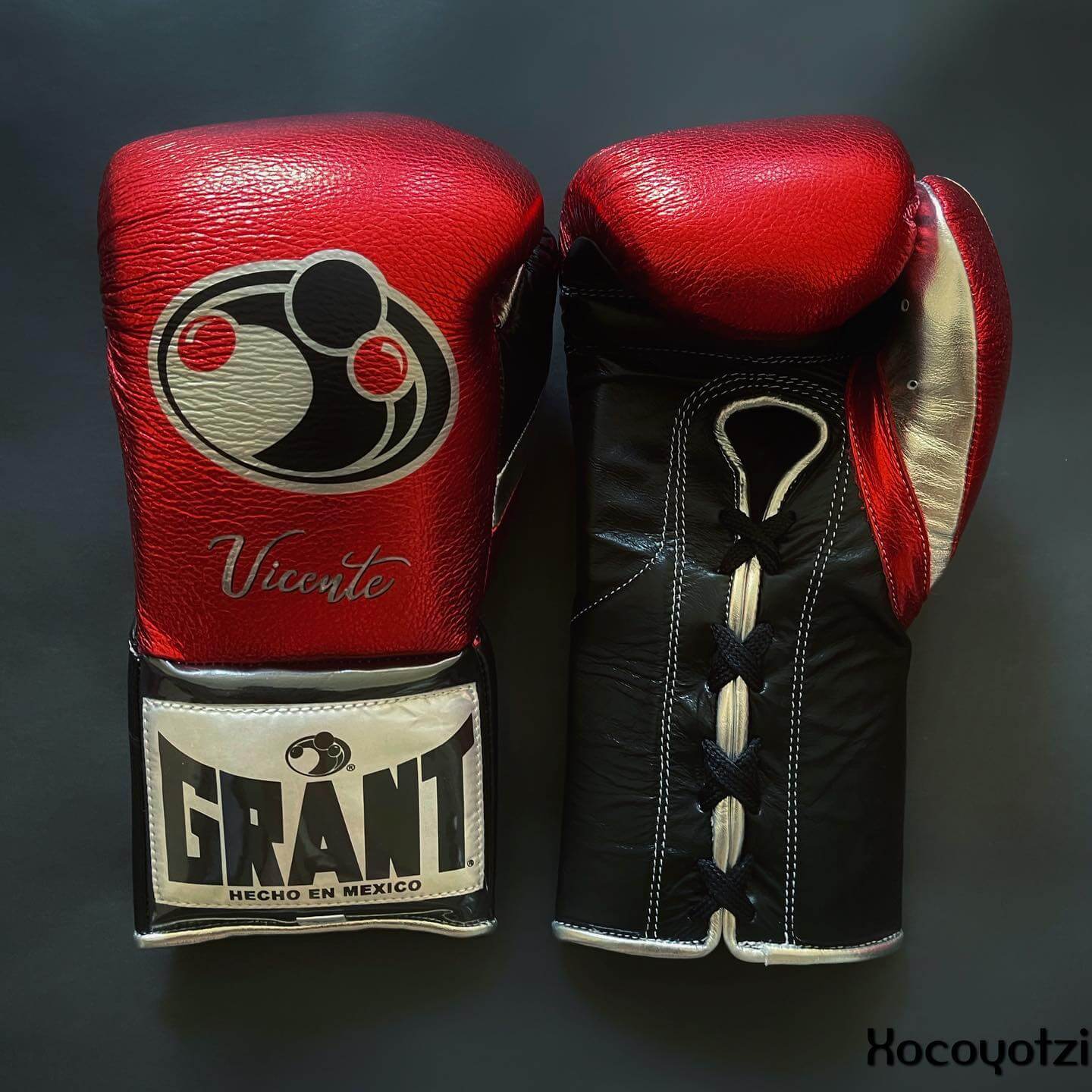 Grant Red/Black/Gold Boxing Gloves Durable Sparring Gloves