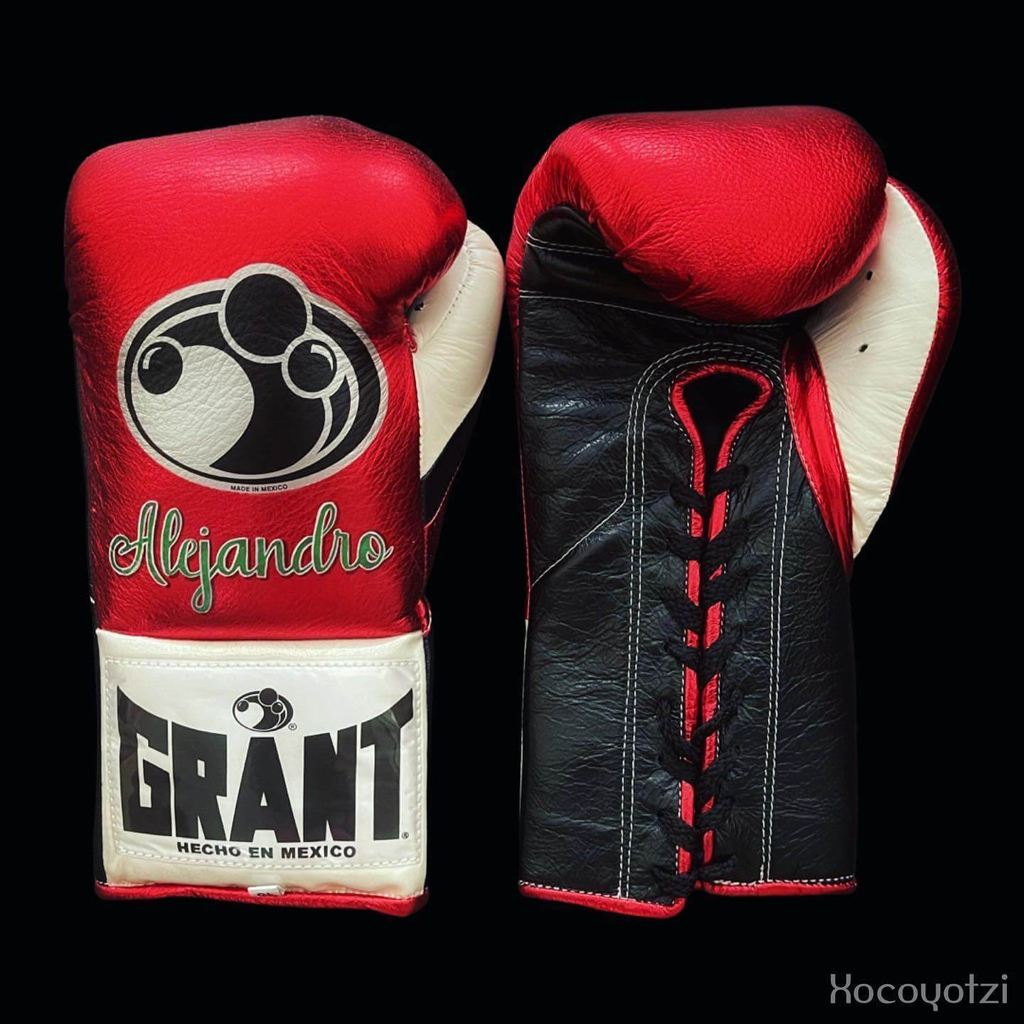 Grant Red/Black/White Boxing Gloves Durable Sparring Gloves