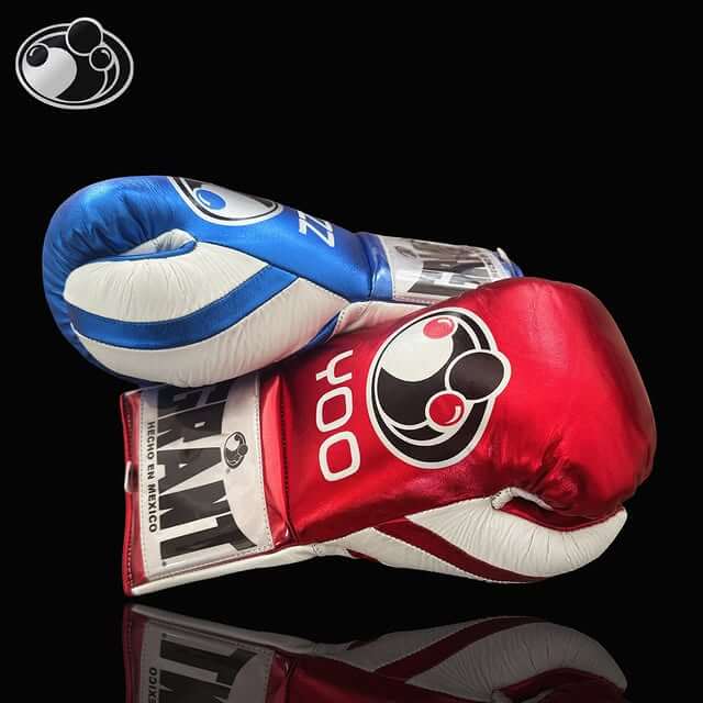 Grant Red/Blue/White Boxing Set 14oz Gloves Thumb View