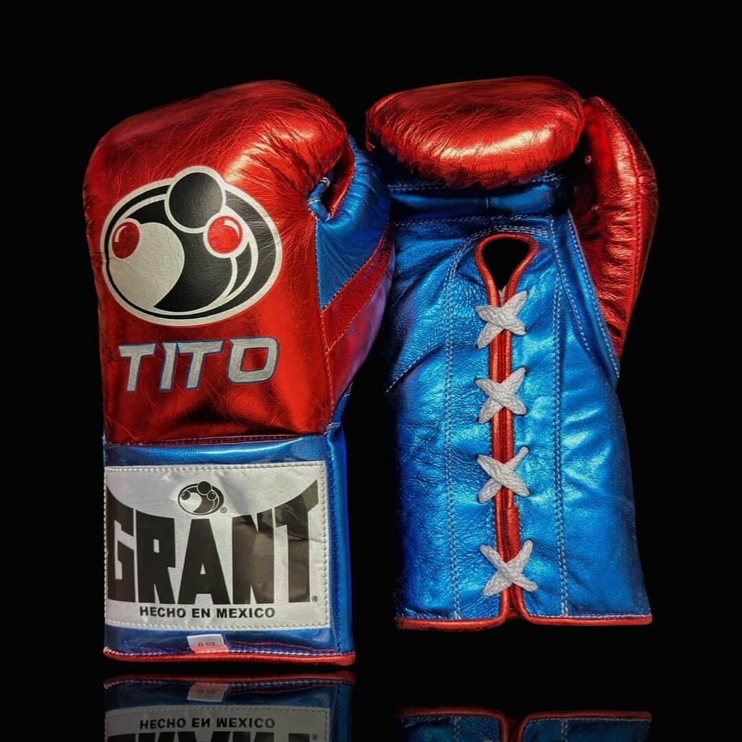 Grant Red/Blue Boxing Gloves Durable Sparring Gloves