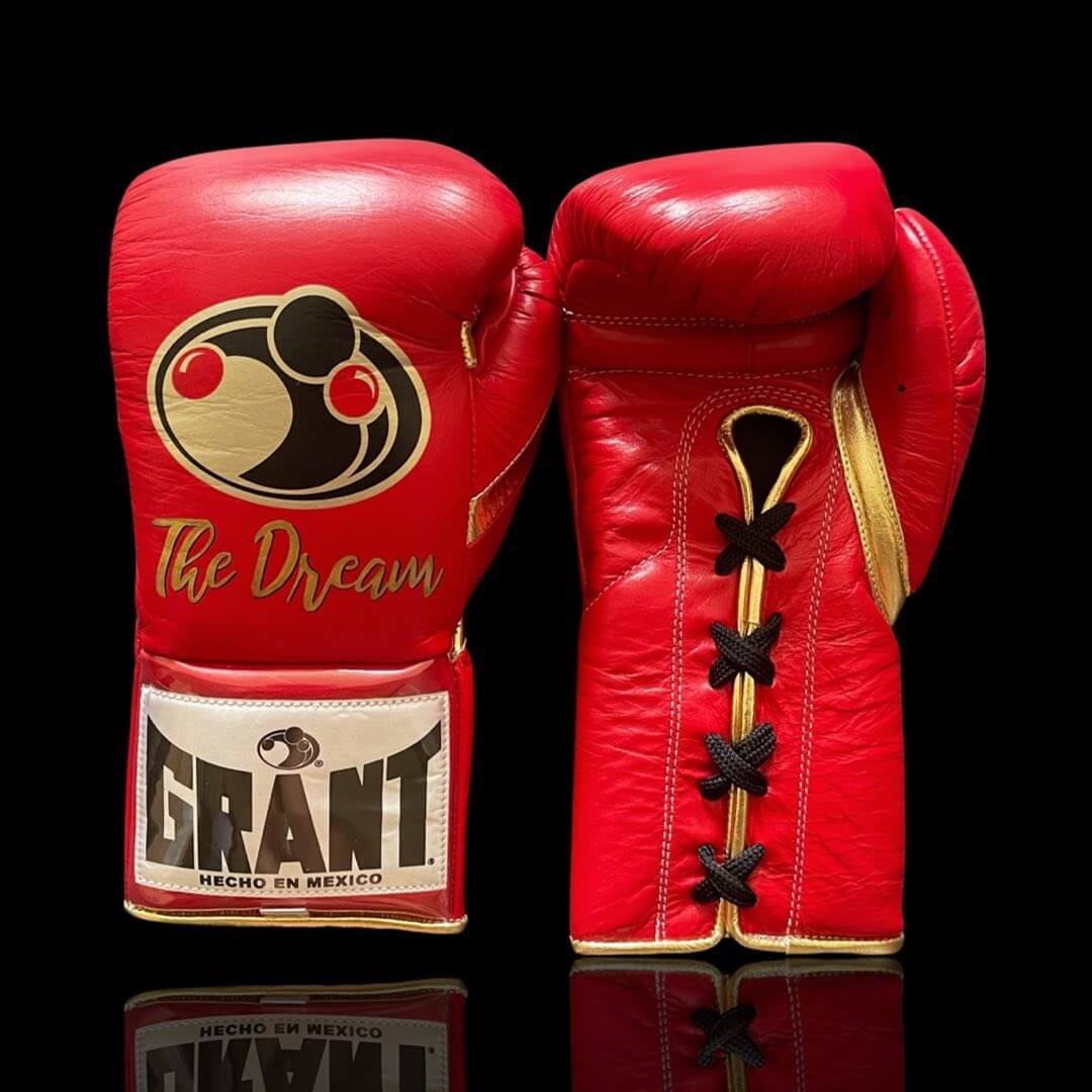Grant Red/Gold Boxing Gloves Sparring Training Gloves