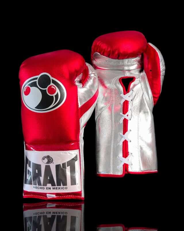 Grant Red/Silver Boxing Gloves Premium Gym Training Pair