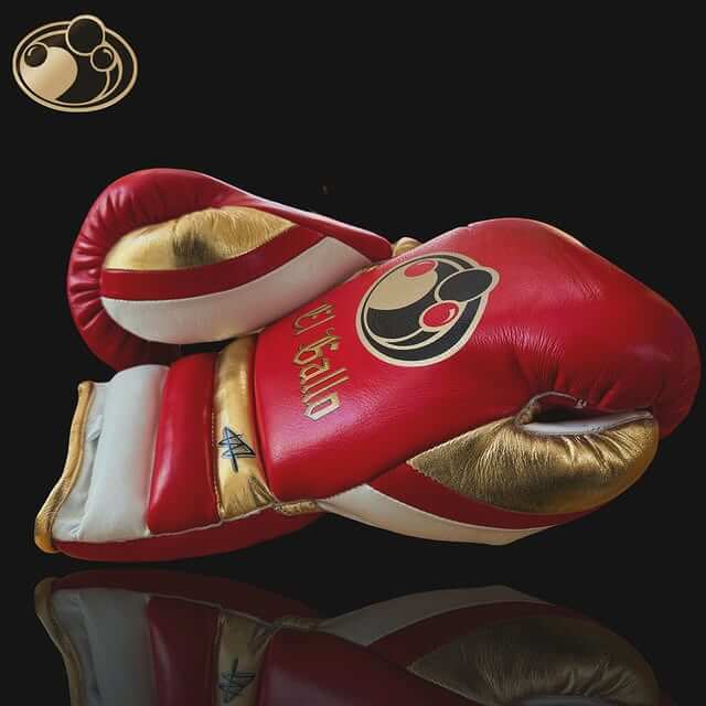 Grant Red/White/Gold Red Full Boxing Set Gloves Thumb View
