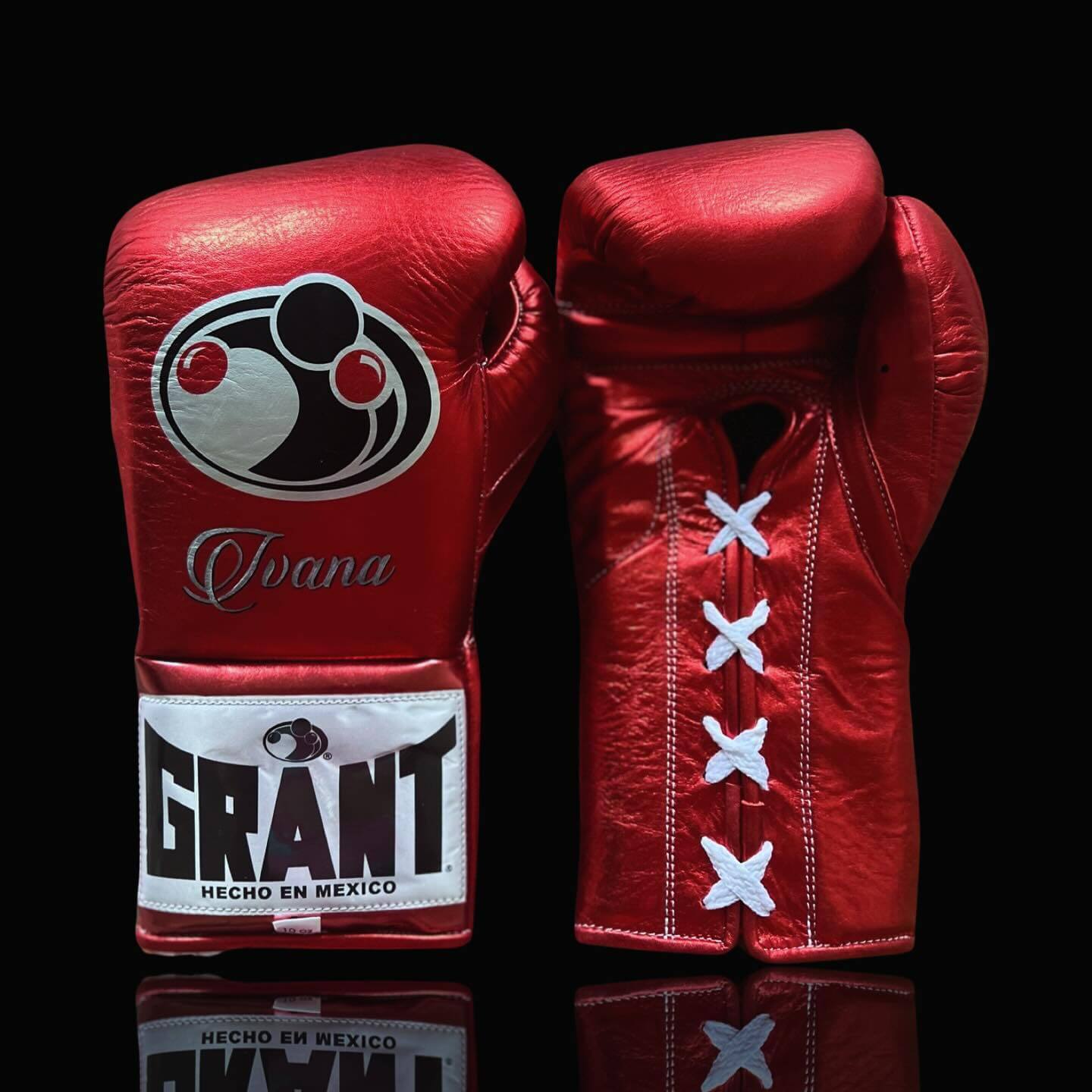 Grant Red  Boxing Gloves Sparring Training Gloves