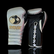 Grant Silver/Black Boxing Gloves Custom Fit Gym Training