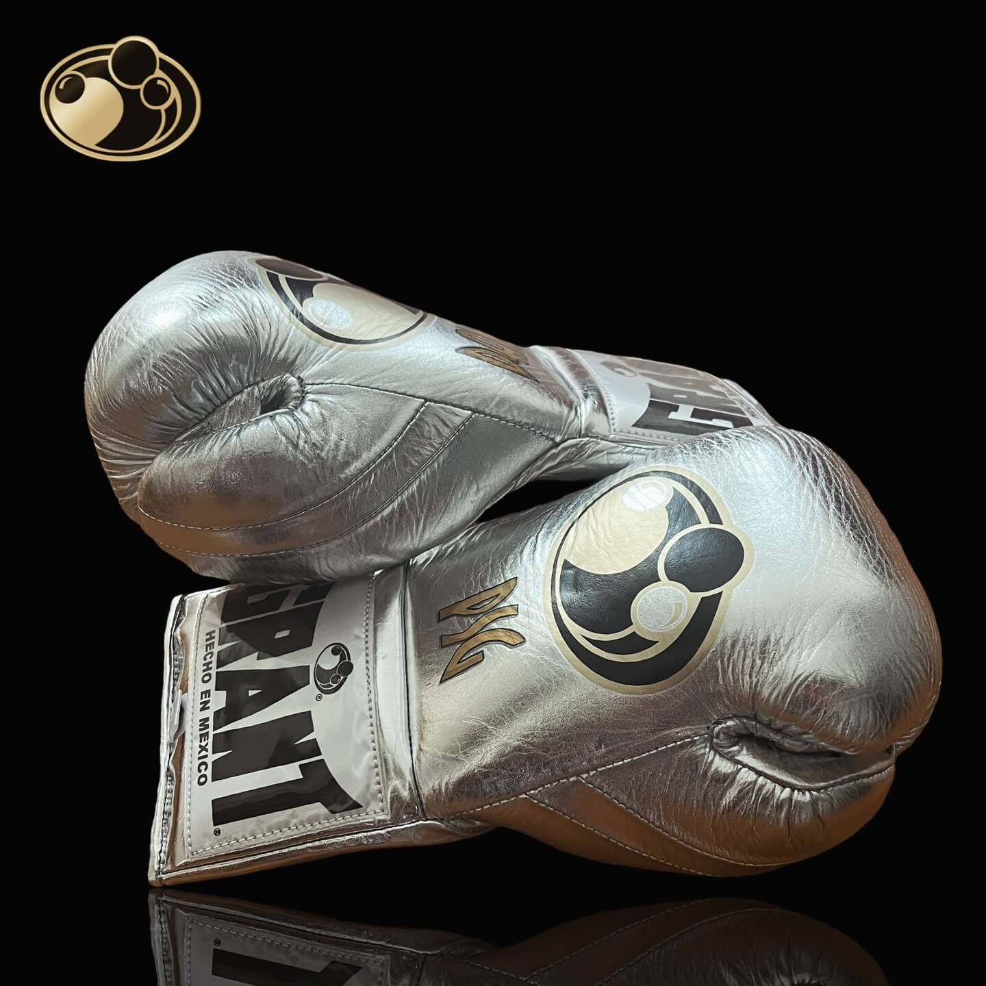 Grant Silver Boxing Gloves Durable Sparring Gloves Thumb View