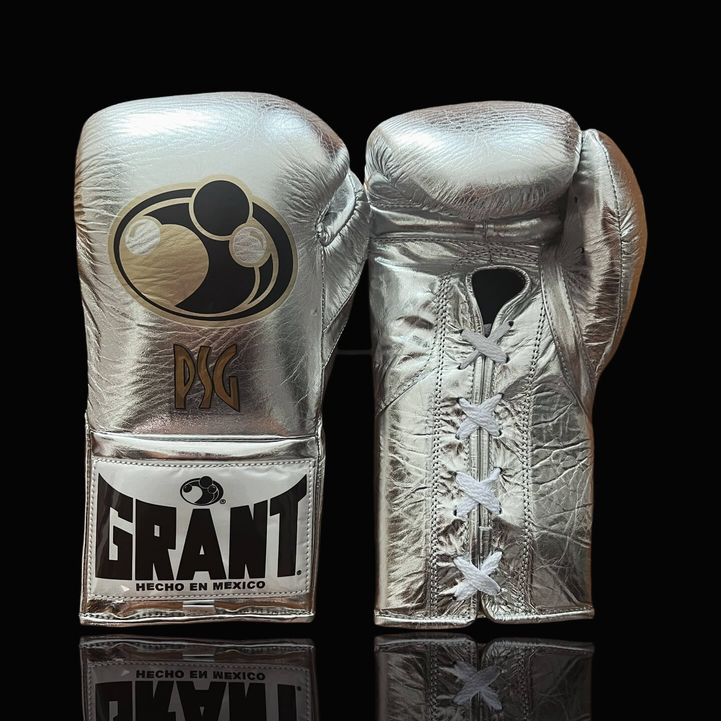 Grant Silver Boxing Gloves Durable Sparring Gloves