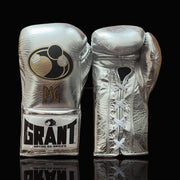 Grant Silver Boxing Gloves Durable Sparring Gloves