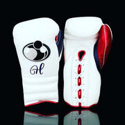 Grant White/Blue/Red Boxing Gloves Women Fitness Training Gloves