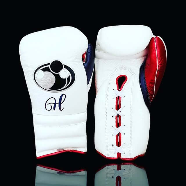 Grant White/Blue/Red Boxing Gloves Women Fitness Training Gloves