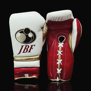 Grant Boxing Gloves Set White/Red/Gold  Heavy Duty Training Collection