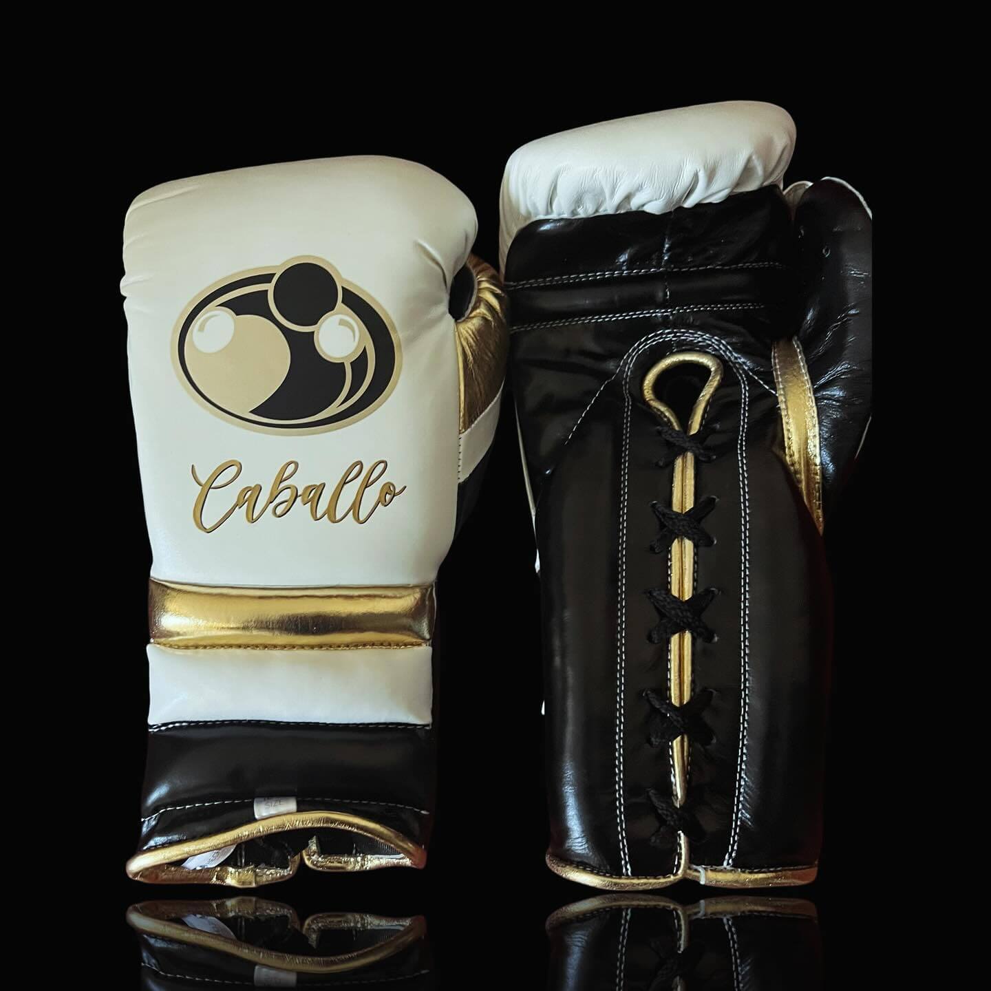 Grant Boxing Gloves White/Black/Gold Boxing Training