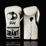 Grant White/Black/Silver Boxing Gloves Sparring Training Gloves
