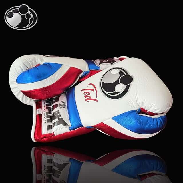 Grant White/Red/Blue Boxing Set Fitness Training Gloves Thumb View