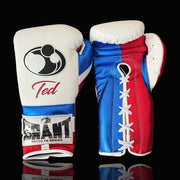 Grant White/Red/Blue Boxing Set Fitness Training Gloves Headguard