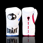 Grant White/Blue/Red Boxing Gloves Premium Quality Training