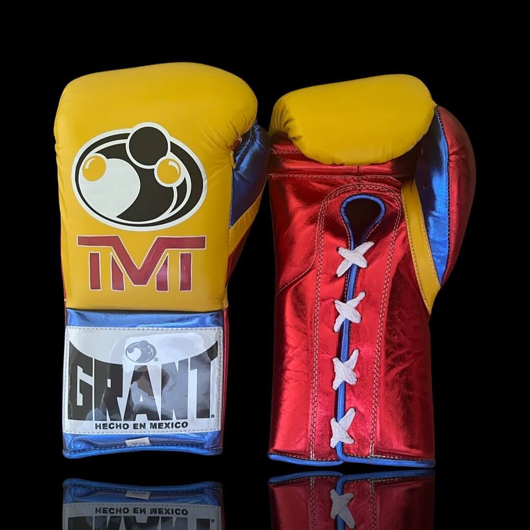 Grant Yellow/Red/Blue Boxing Gloves Women Fitness Training Gloves