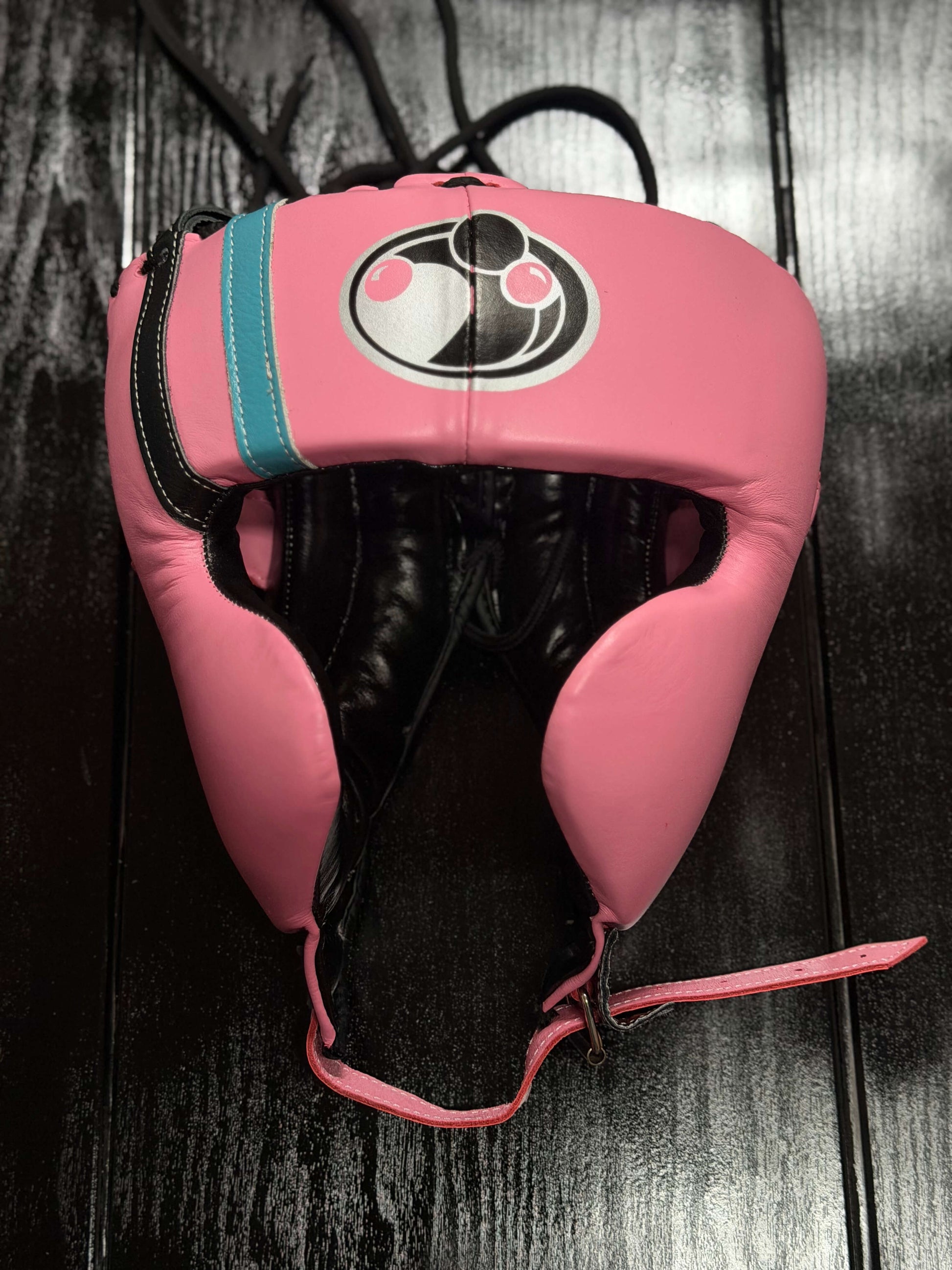 Grant Boxing Sets Pink/Black/Blue Leather Headguard