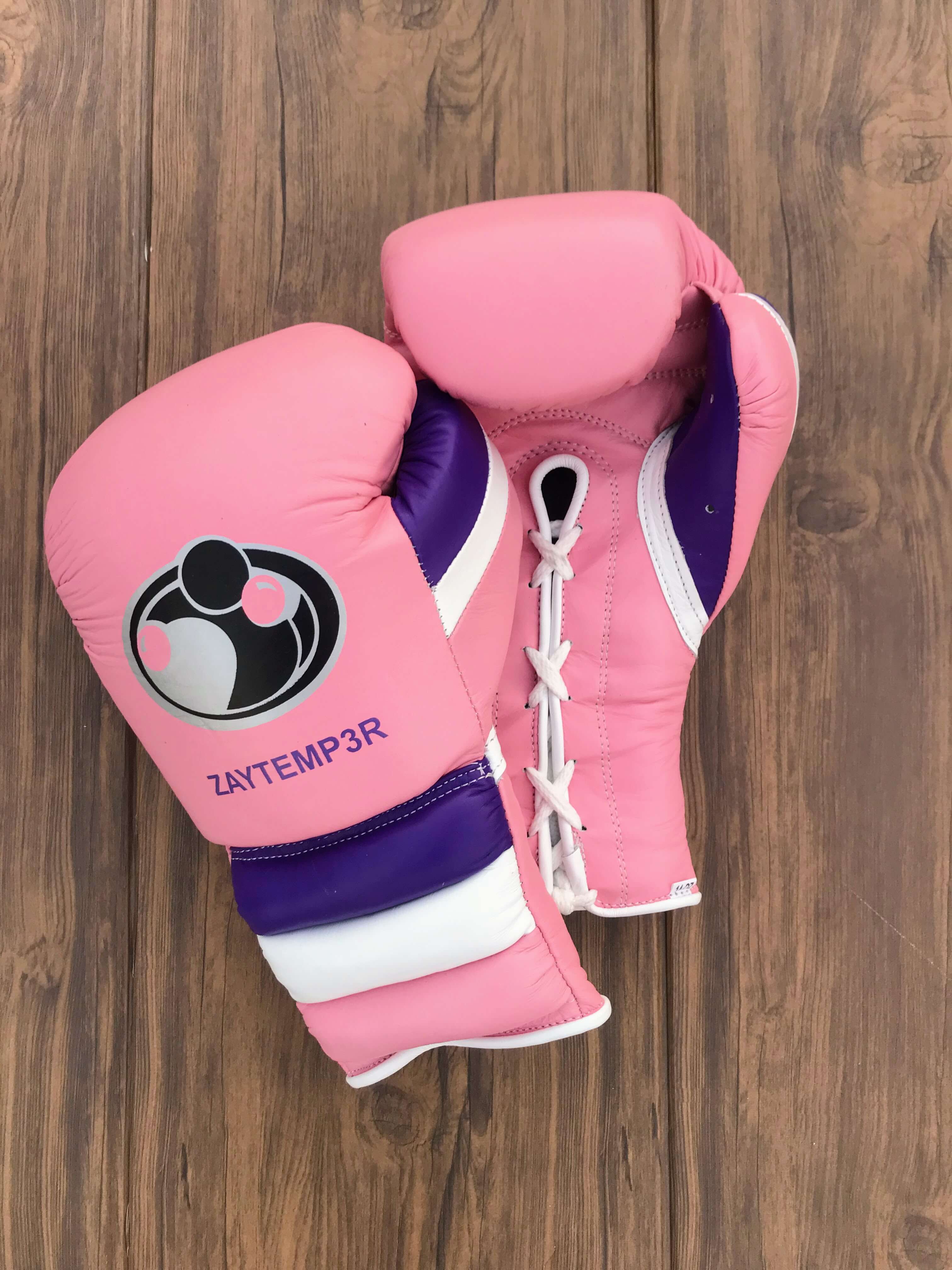 Grant Boxing Sets Pink/P[urple/White Training Set Gloves