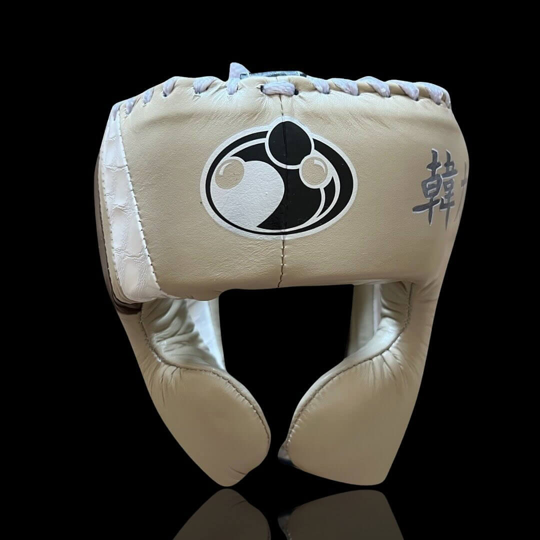 Grant Boxing Set Beige/White/Brown Gym Training Headguard