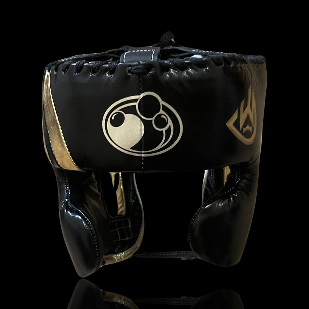 Grant Black/Gold Full Boxing Set Gloves Headguard