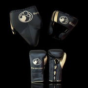 Grant Leather Boxing Set Black/Gold Custom Training Collection