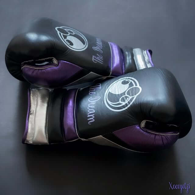 Grant Complete Boxing Set Black/Purple/Silver Gloves Thumb View
