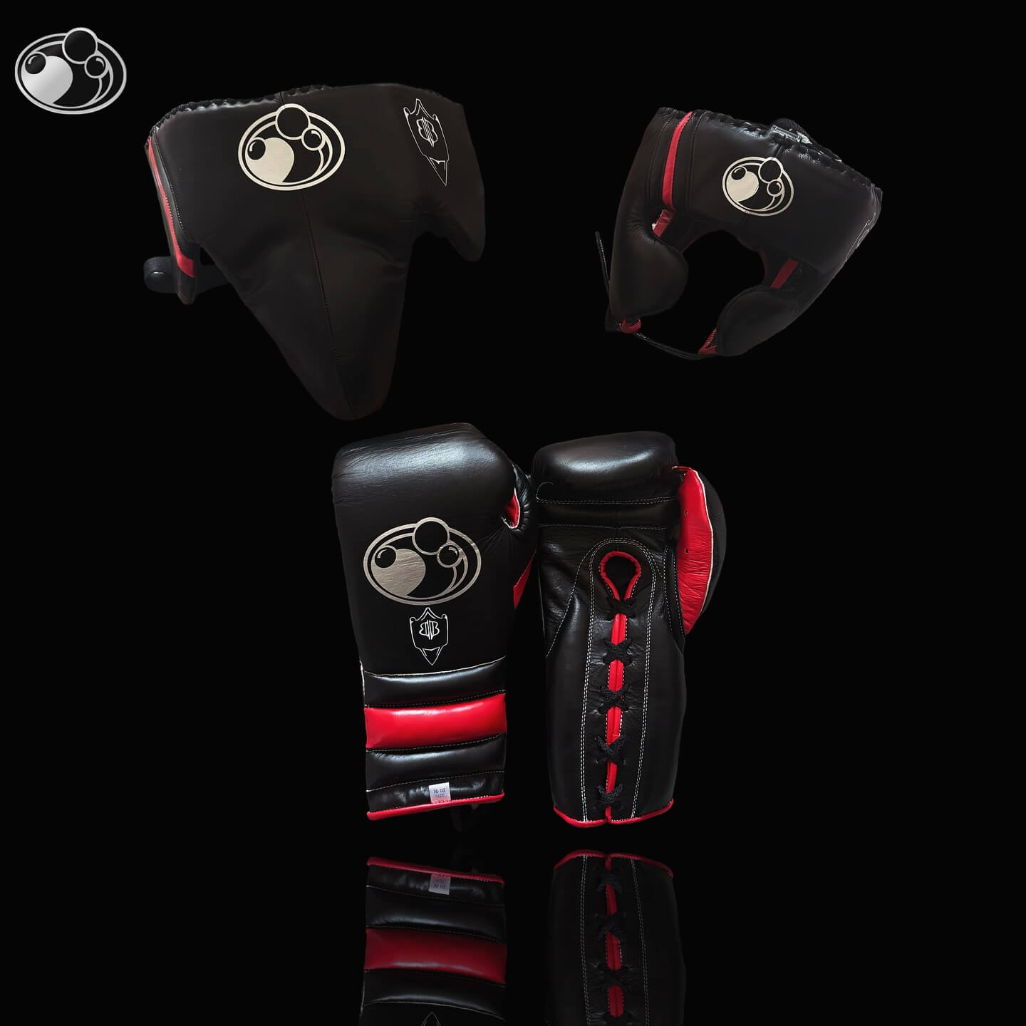 Grant Black/Red Boxing Set Fitness Training Gloves Headguard