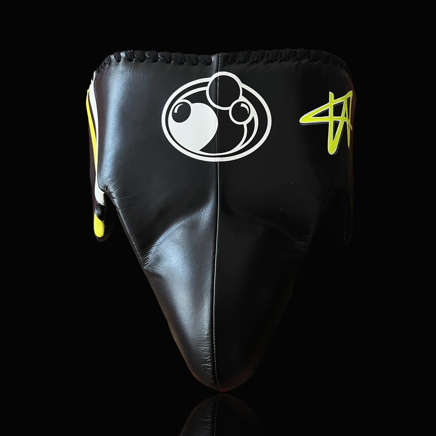 Grant Sparring Boxing Set Black/Yellow/White Groinguard