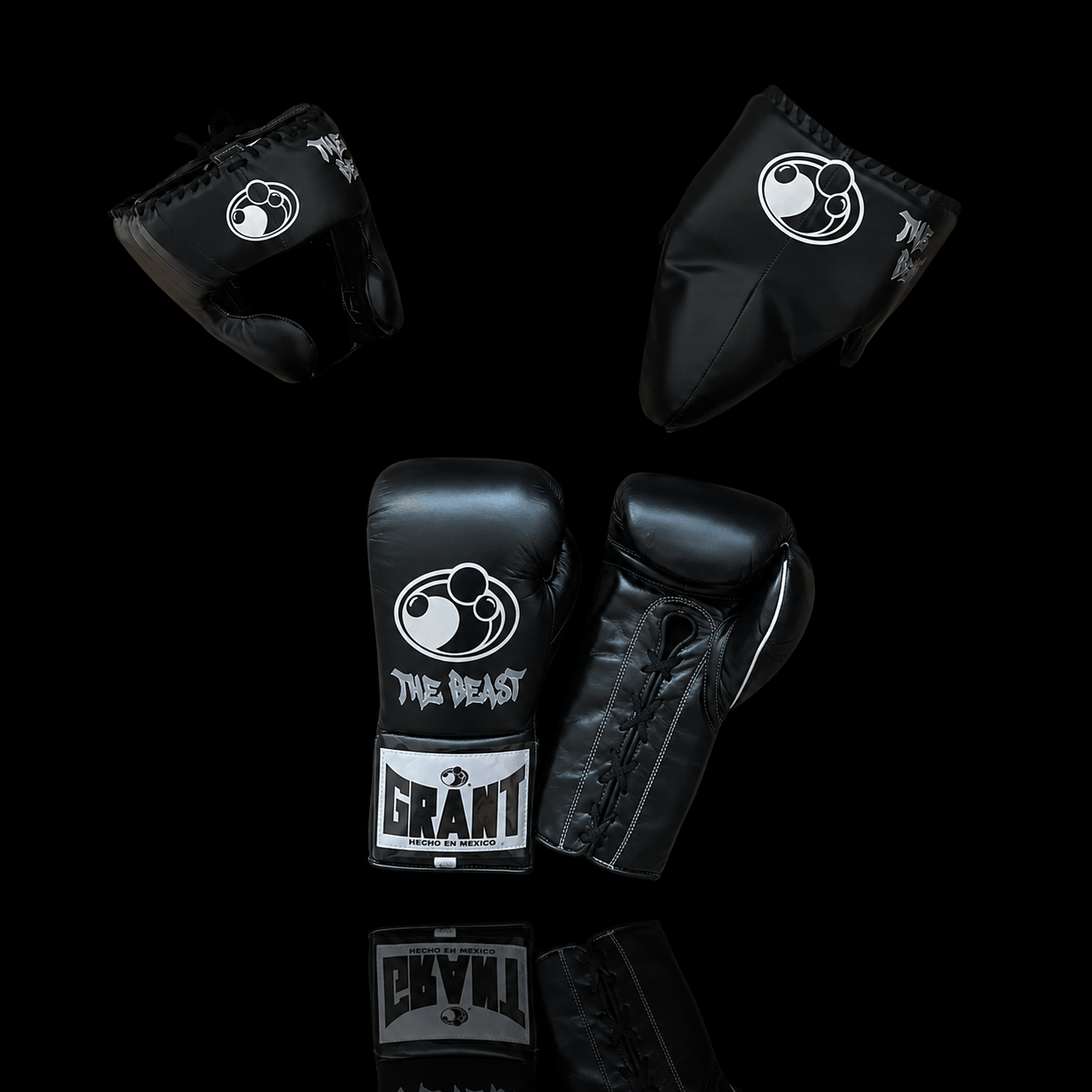 Grant Black Boxing Set Premium Training Gloves Kit
