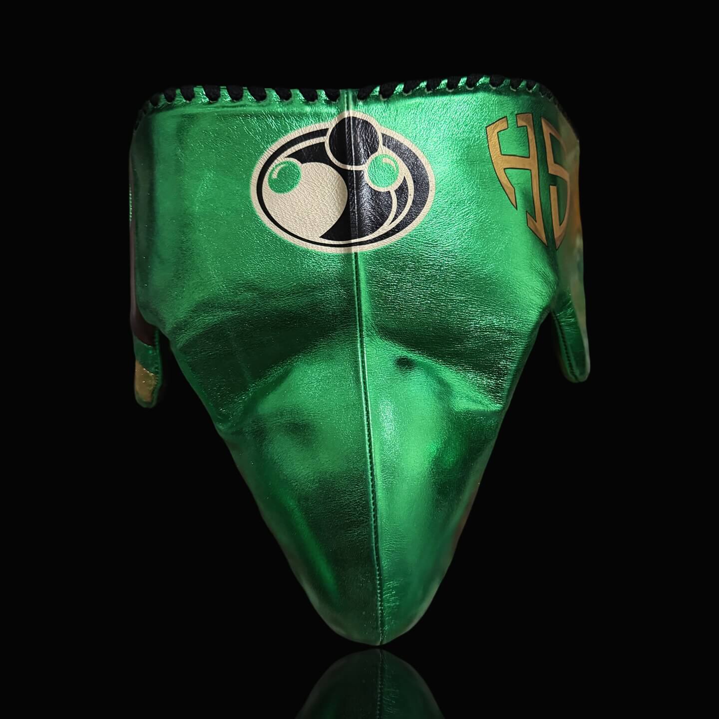 Grant Green/Gold/Brown Boxing Set Groinguard