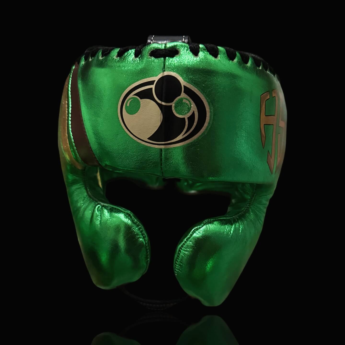 Grant Green/Gold/Brown Boxing Set Headguard