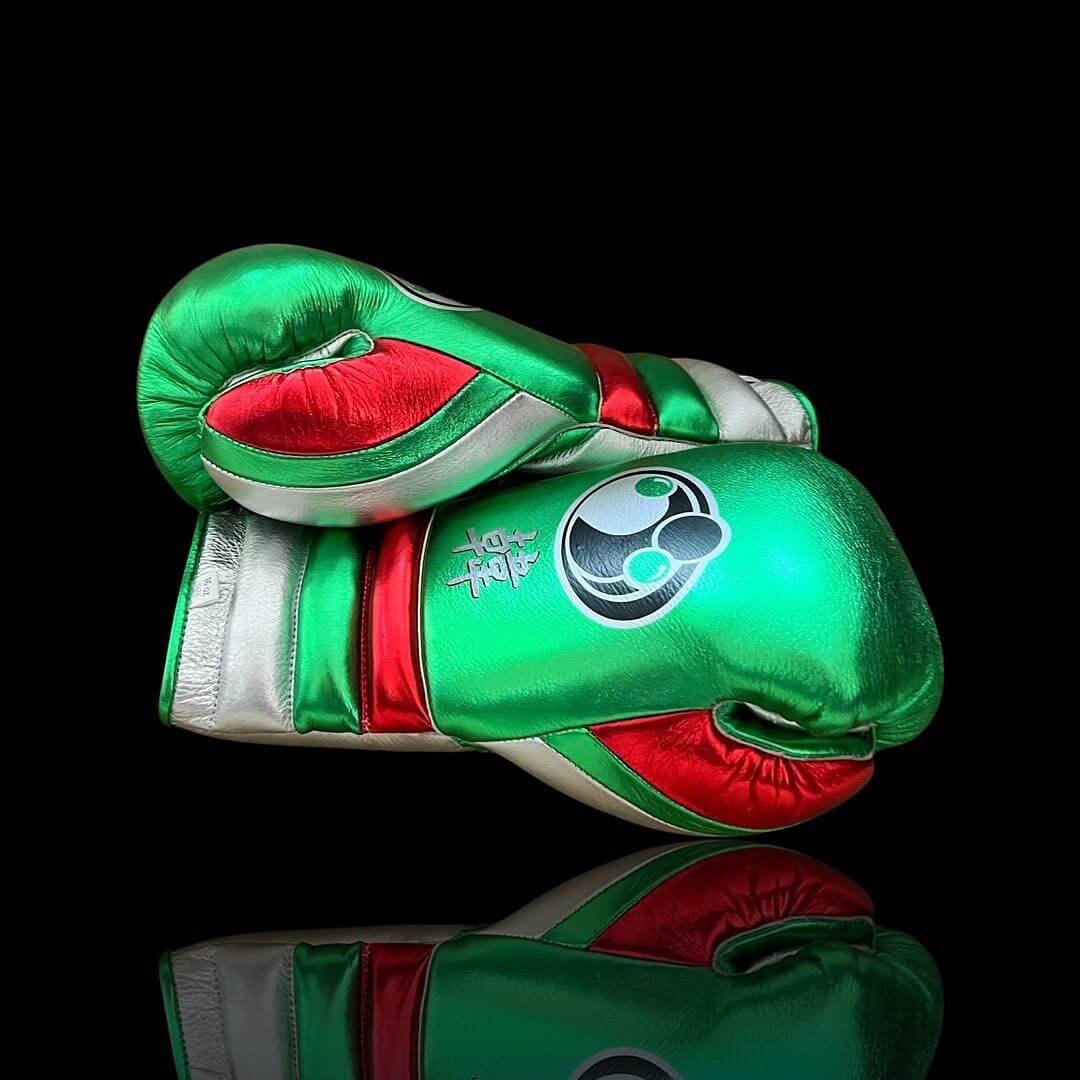 Grant Complete Boxing Set Green/Red/Silver Gloves