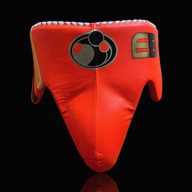 Grant Boxing Set Orange/Brown/Gold Groinguard