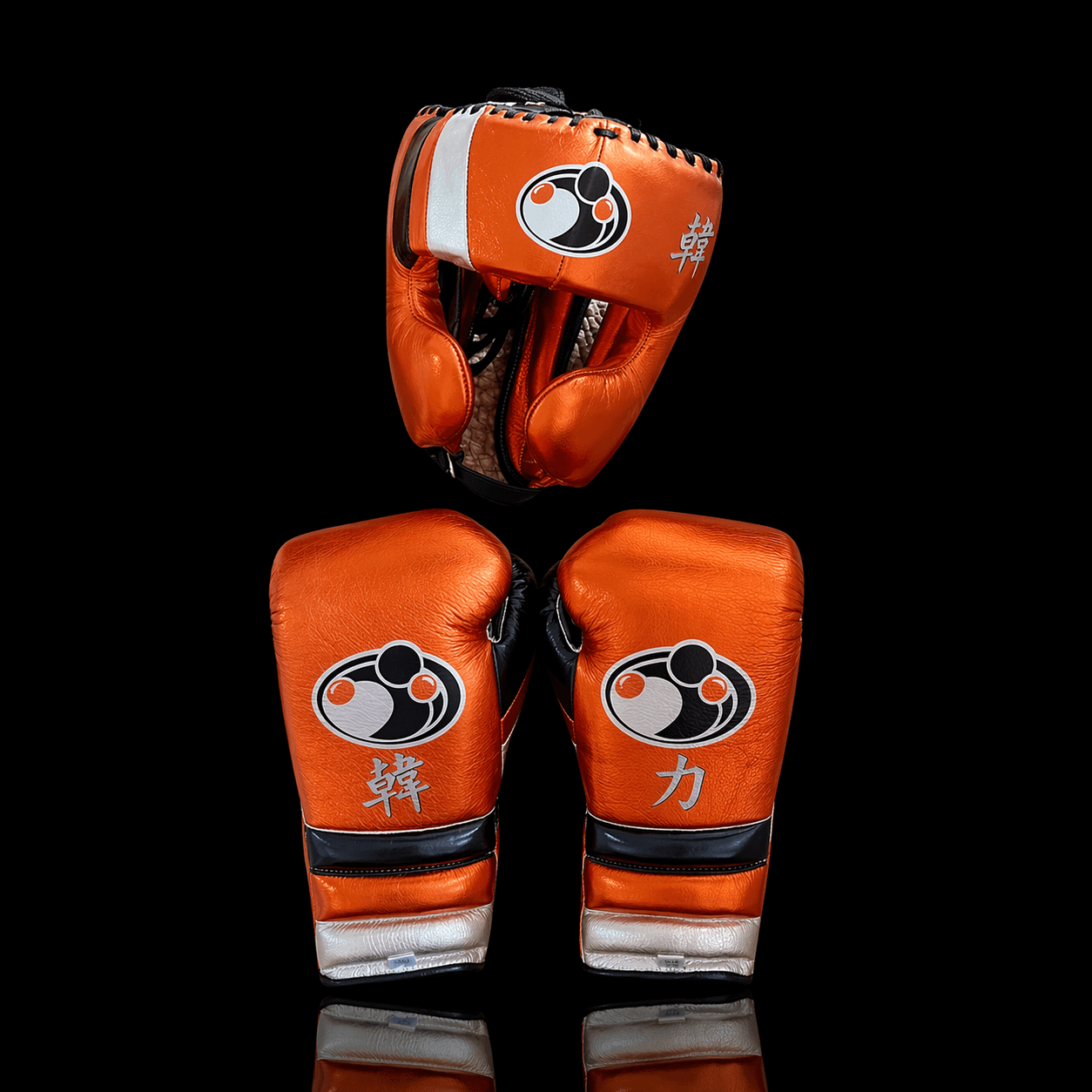 Grant Beginner Boxing Set Orange/Grey/Silver Gloves Training Kit