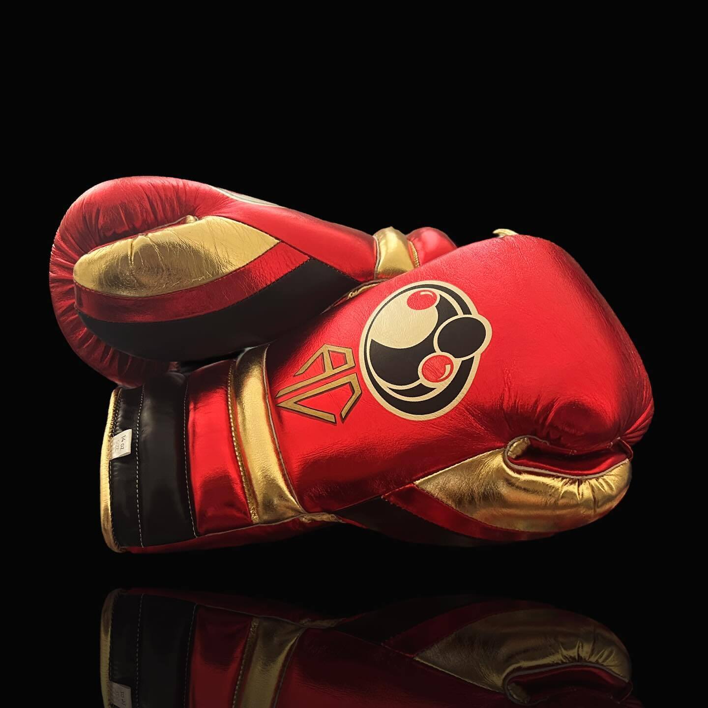Grant Complete Boxing Set Red/Gold/Black Gloves