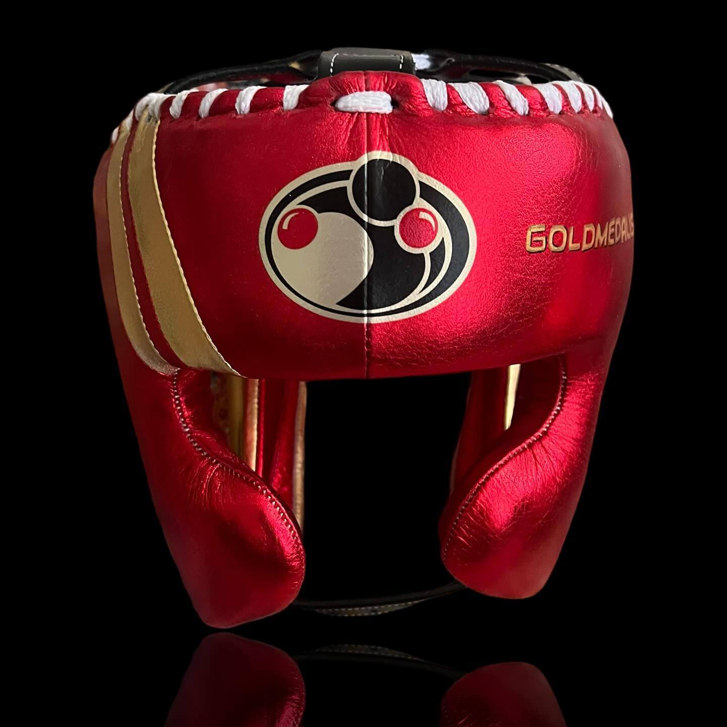 Grant Boxing Set Red/Gold 14oz Headguard