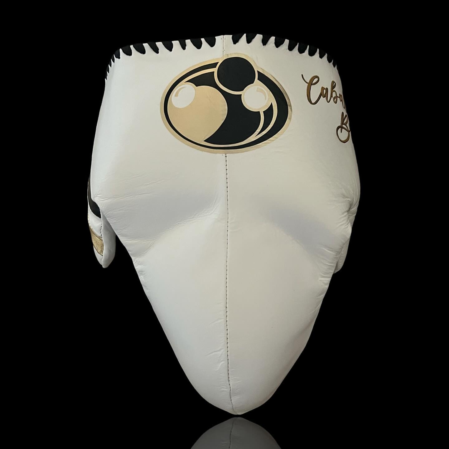 Grant Full Gear Boxing Set White/Black/Gold Groinguard