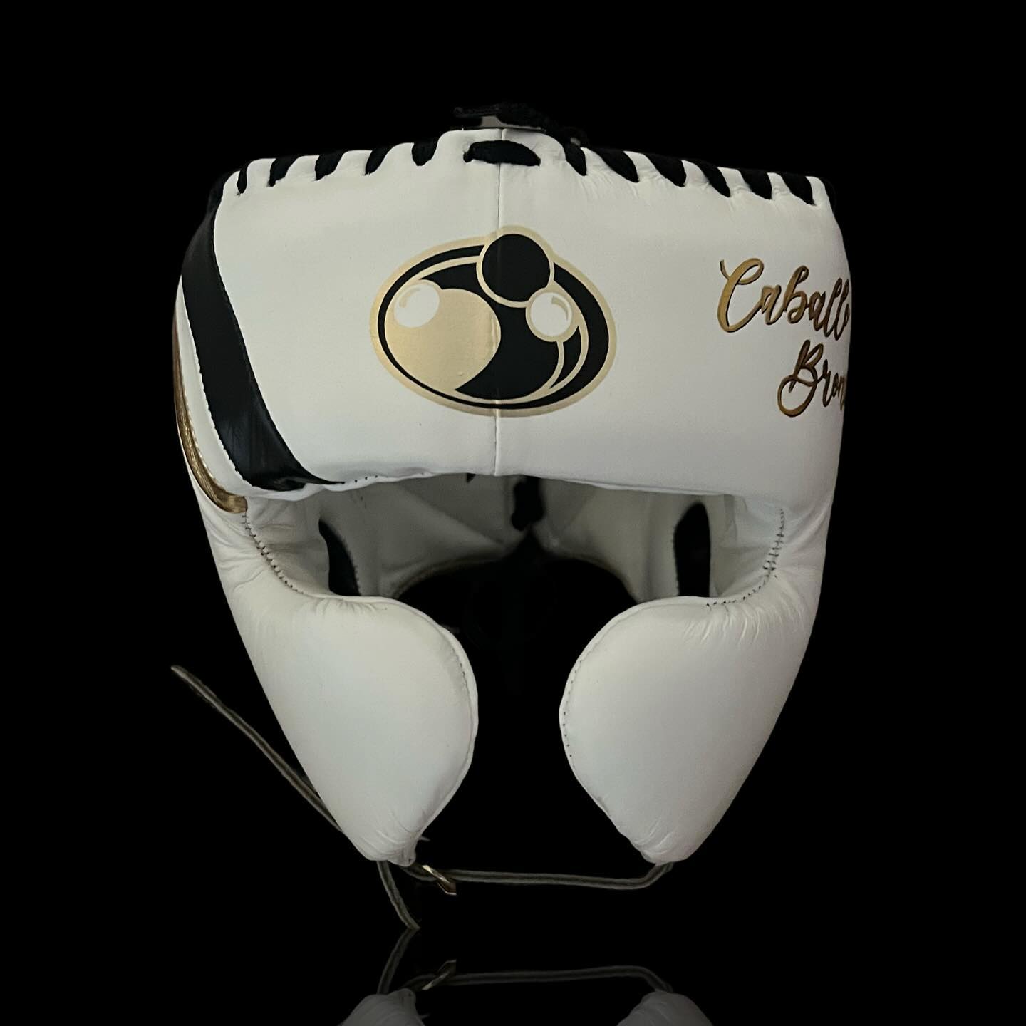 Grant Full Gear Boxing Set White/Black/Gold Headguard