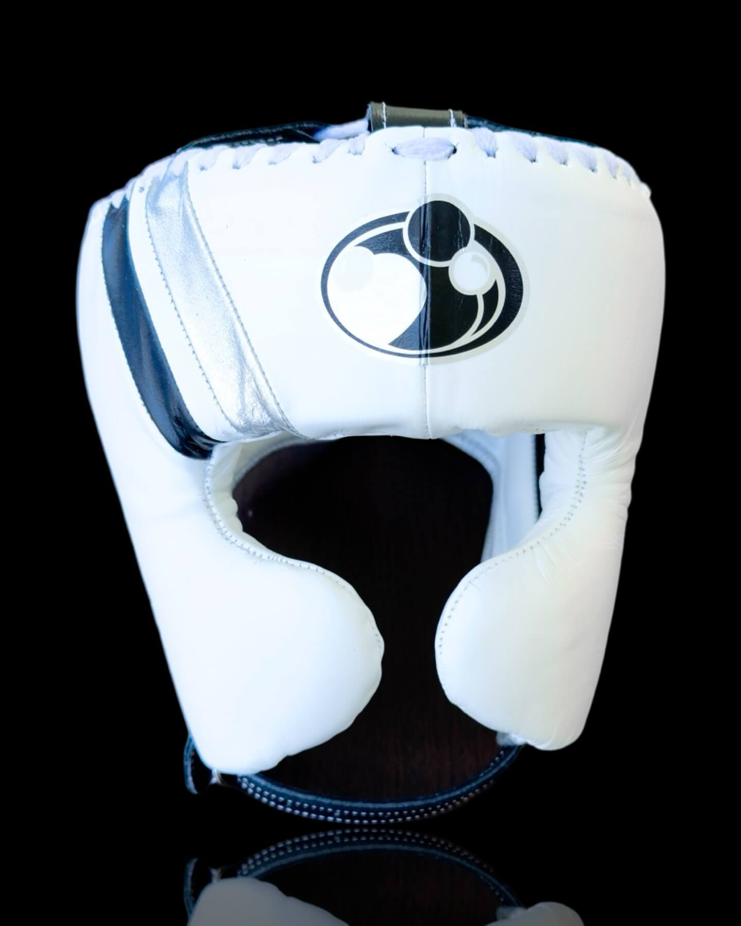 Grant White/Black/Silver Red Full Boxing Set Headguard 